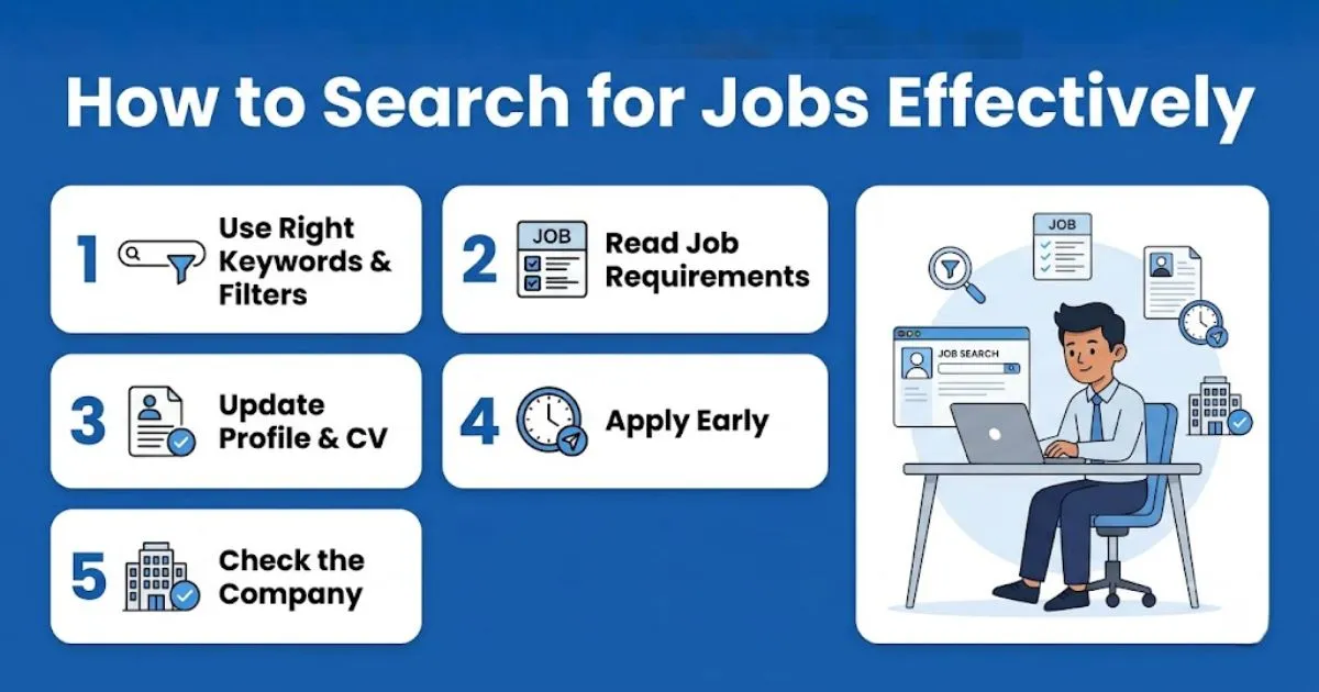 how to search for job effectively