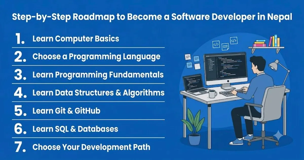Step by Step Guide to become software developer in Nepal