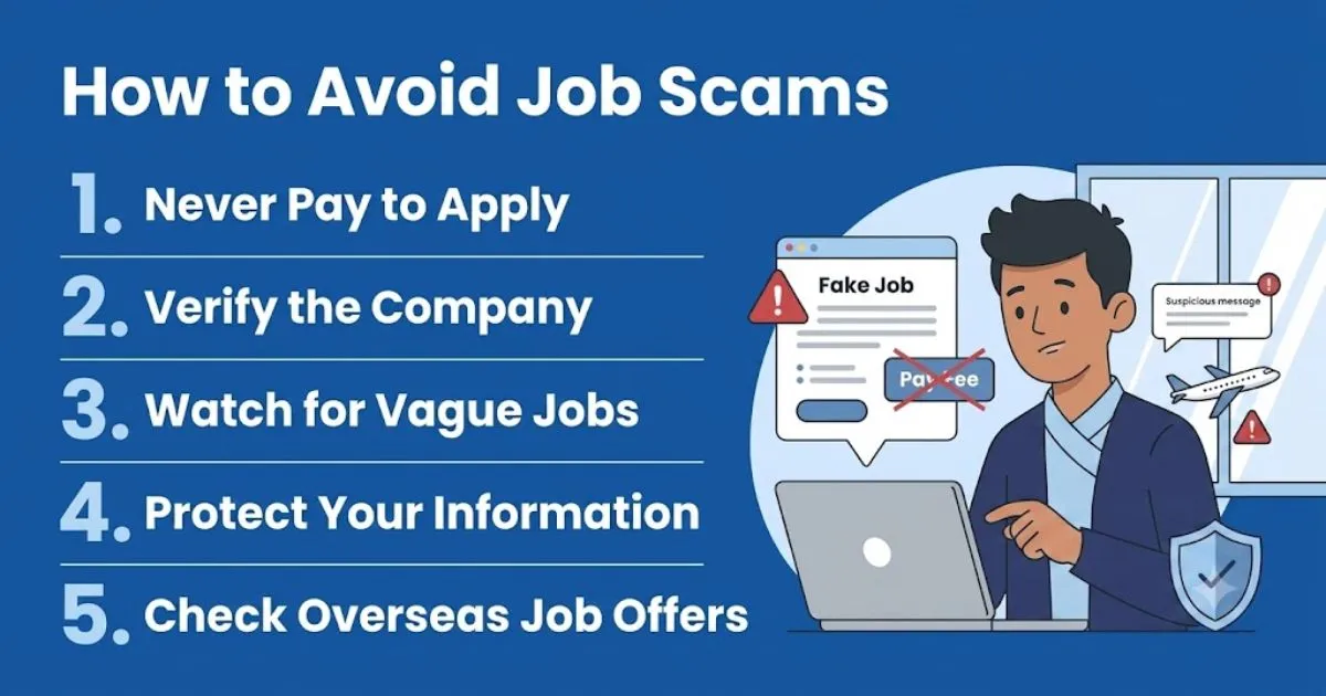 how to avoid job scam
