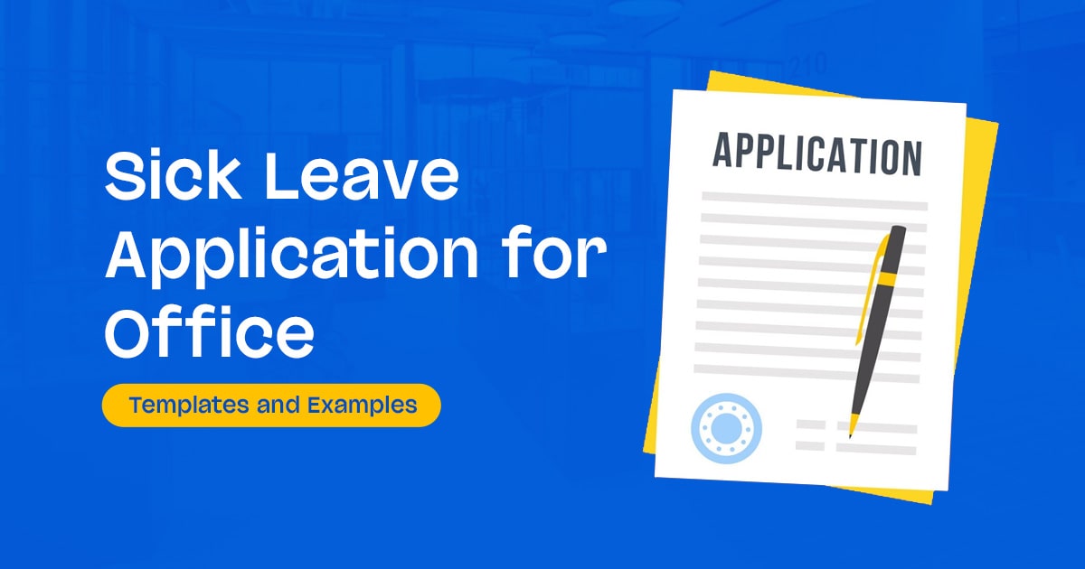 Application Sick Leave Computer Sick Leave Application for Office: Templates and Examples