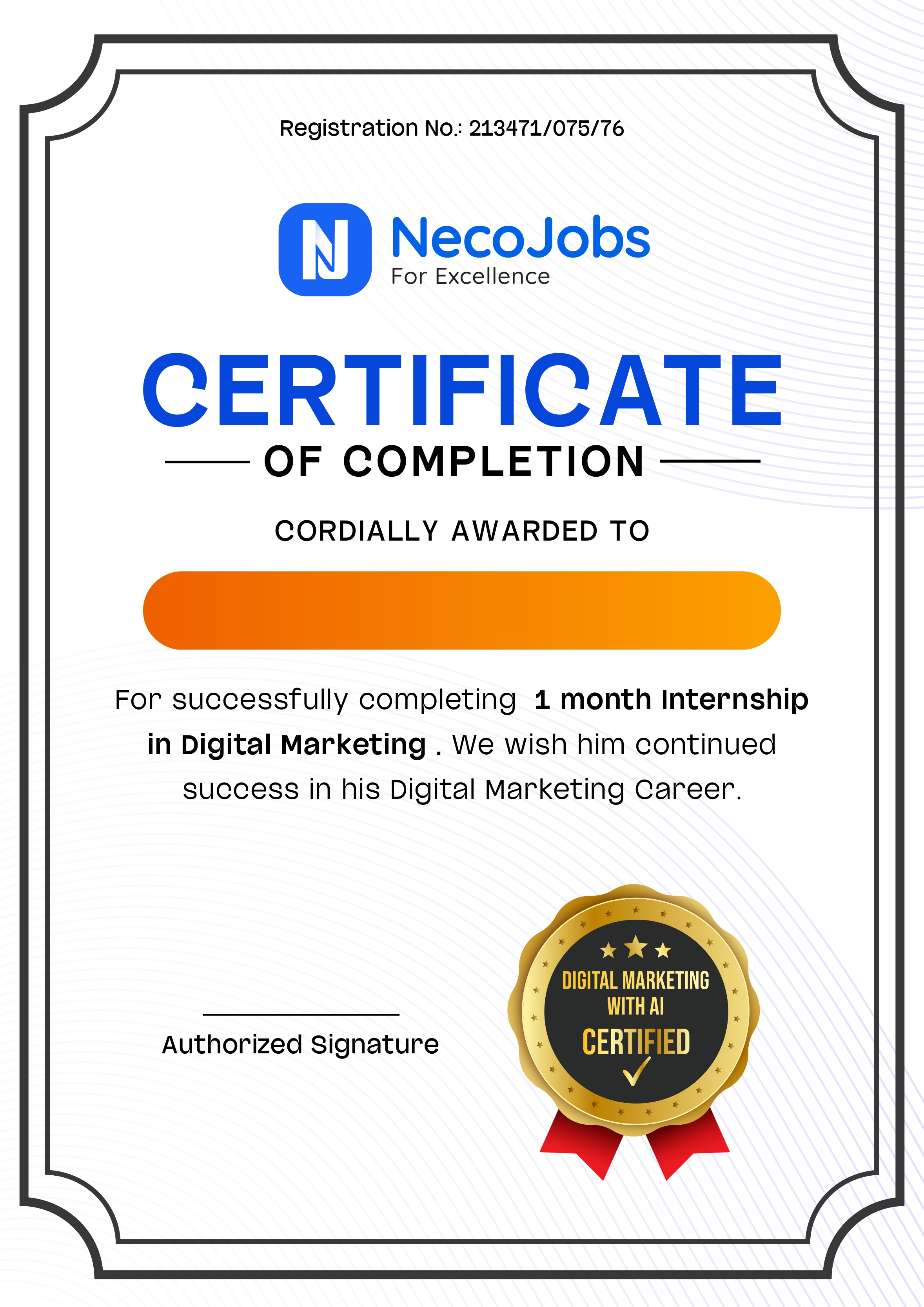1-Month Virtual Internship Certificate 1